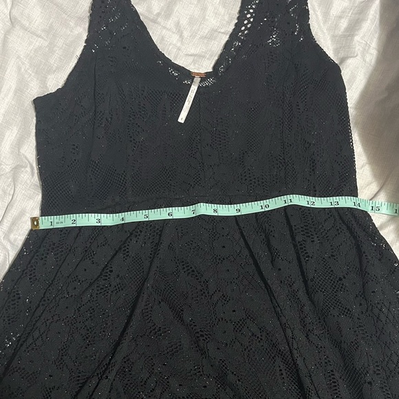 Free People Black ‘Salinas Foil’ Lace Dress - Picture 8 of 8